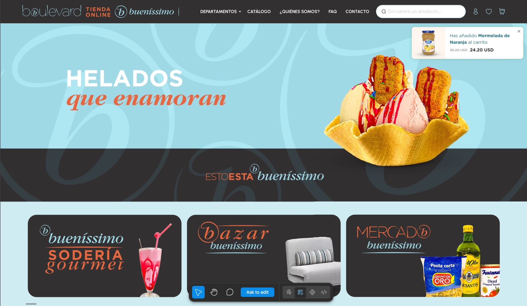 Boulevard Buenísimo — Online Store
