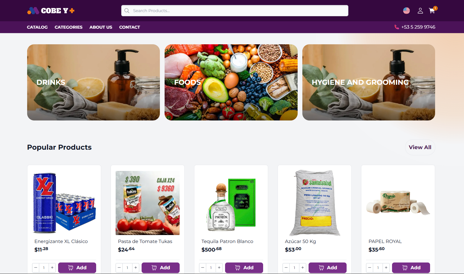 Cobey — Online Store