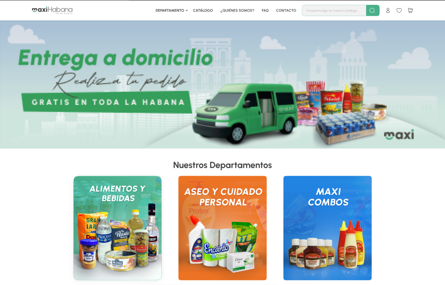 Maxi Habana — Home Delivery Store