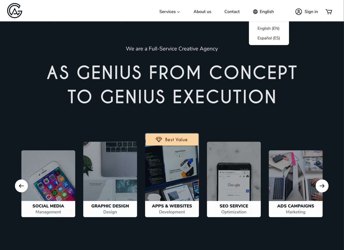 AS Genius — Creative Agency